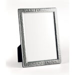 Cornice Silver Plated Martellata Retro in Velluto