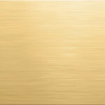 Targa in Dibond Rettangolare Finitura Oro Spazzolato